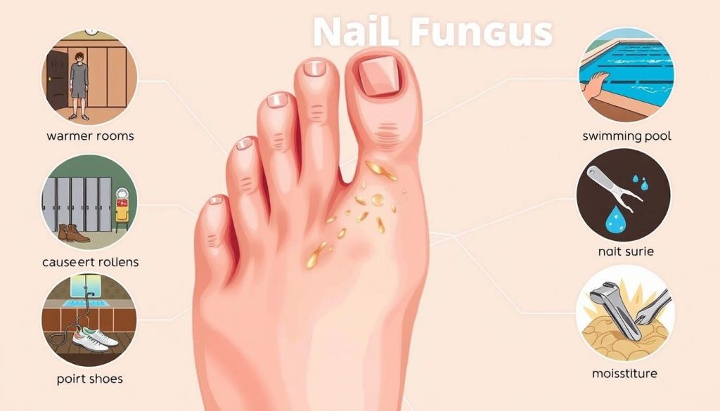 causes of nail fungus