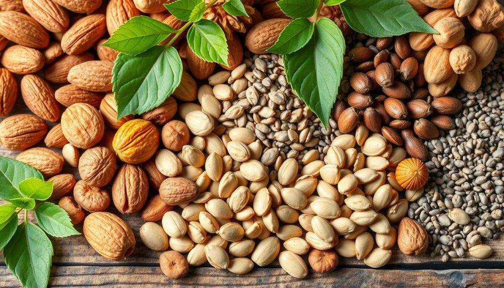 high-protein nuts and seeds