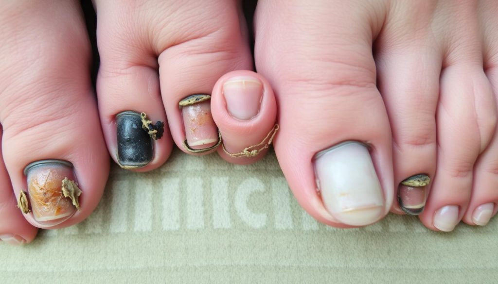 signs of nail fungus